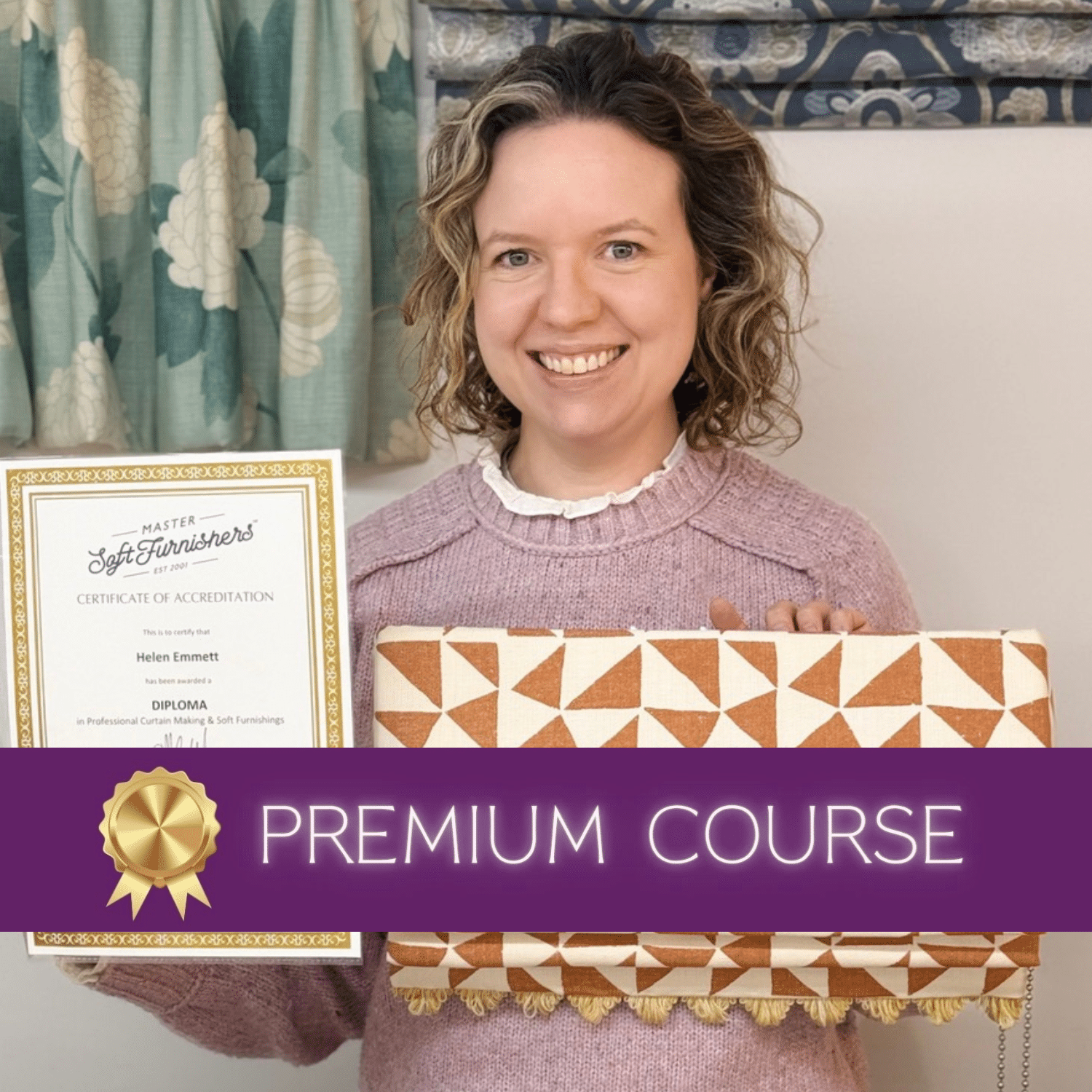 ONSITE <strong>DIPLOMA</strong> Professional Curtain Making & Soft Furnishings